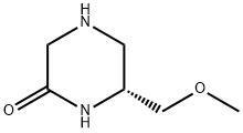 Piperazinone, 6-(methoxymethyl)-, (6R)- (9CI) Struktur