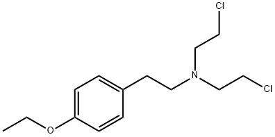 N,N-Bis(2-chloroethyl)-4-ethoxyphenethylamine Struktur