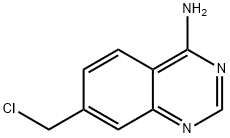 4-AMINE-7-CHLOROMETHYLQUINAZOLINE Struktur