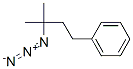 1-Phenyl-3-azido-3-methylbutane Struktur