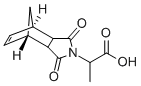 2-(3,5-DIOXO-4-AZA-TRICYCLO[5.2.1.0(2,6)]DEC-8-EN-4-YL)-PROPIONIC ACID Struktur