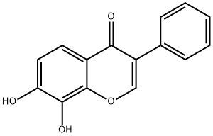 7,8-Dihydroxy isoflavone  Struktur