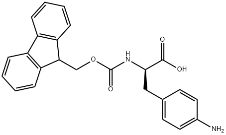 FMOC-4-AMINO-D-PHENYLALANINE Struktur