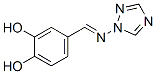 1,2-Benzenediol, 4-[(1H-1,2,4-triazol-1-ylimino)methyl]- (9CI) Struktur