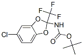 Carbamic acid, [5-chloro-2-(trifluoromethyl)-1,3-benzodioxol-2-yl]-, 1,1-dimethylethyl ester (9CI) Struktur