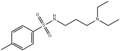 p-Toluenesulfonamide, N-(3-diethylaminopropyl)- Struktur