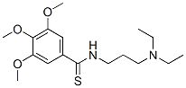 N-[3-(Diethylamino)propyl]-3,4,5-trimethoxythiobenzamide Struktur