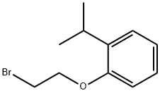 1-(2-bromoethoxy)-2-isopropylbenzene Struktur