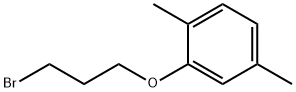 1-BROMO-3-(2 5-DIMETHYLPHENOXY)-PROPANE& Struktur