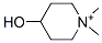 4-hydroxy-N,N-dimethylpiperidinium Struktur