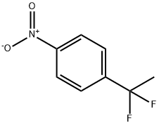 1-(1,1-difluoroethyl)-4-nitrobenzene Struktur