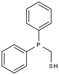 (Diphenylphosphino)methanethiol Struktur