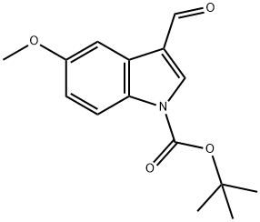 5-METHOXY-3-FORMYLINDOLE-1-CARBOXYLIC ACID TERT-BUTYL ESTER price.