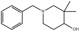 4-PIPERIDINOL, 3,3-DIMETHYL-1-(PHENYLMETHYL)- Struktur