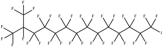 octacosafluoro-14-iodo-2-(trifluoromethyl)tetradecane Struktur