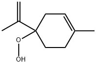 p-mentha-dien-hydroperoxide,p-mentha-1,8-dien-4-yl-hydroperoxide Struktur