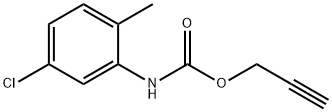 N-(5-Chloro-2-methylphenyl)carbamic acid 2-propynyl ester Struktur