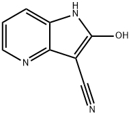 2-HYDROXY-1H-PYRROLO[3,2-B]PYRIDINE-3-CARBONITRILE Struktur