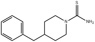 1-Piperidinecarbothioamide,  4-(phenylmethyl)- Struktur