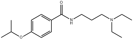 N-[3-(Diethylamino)propyl]-p-(isopropoxy)benzamide Struktur