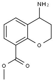 2H-1-Benzopyran-8-carboxylicacid,4-amino-3,4-dihydro-,methylester(9CI) Struktur