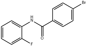 4-bromo-N-(2-fluorophenyl)benzamide Struktur