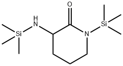 1-(Trimethylsilyl)-3-[(trimethylsilyl)amino]-2-piperidone Struktur