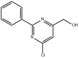 (6-Chloro-2-phenylpyrimidin-4-yl)methanol Struktur