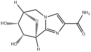 6,9-Epoxy-5H-imidazo[1,2-a]azepine-2-carboxamide, 6,7,8,9-tetrahydro-7,8-dihydroxy-, (6R,7S,8R,9S)- (9CI) Struktur