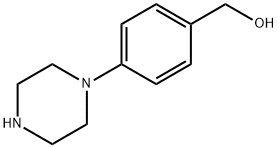 4-(1-Piperazinyl)benzyl alcohol Struktur