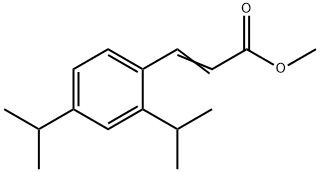 DIISOPROPYL METHYL CINNAMATE Struktur