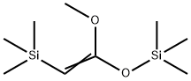 [1-methoxy-2-(trimethylsilyl)vinyloxy]trimethylsilane Struktur