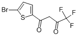 1-(5-BROMO-2-THIENYL)-4,4,4-TRIFLUORO-1,3-BUTANEDIONE Struktur