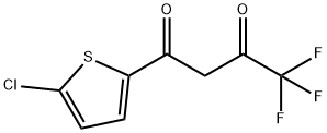 1-(5-CHLORO-THIOPHEN-2-YL)-4,4,4-TRIFLUORO-BUTANE-1,3-DIONE Struktur