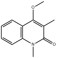 4-Methoxy-1,3-dimethylquinolin-2(1H)-one Struktur