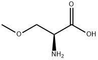 (S)-2-Amino-3-methoxypropanoic acid Struktur