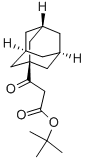 BETA-OXO-TRICYCLO[3.3.1.1(3,7)]DECANE-1-PROPANOIC ACID 1,1-DIMETHYLETHYL ESTER Struktur