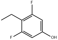 Phenol, 4-ethyl-3,5-difluoro- (9CI) Struktur