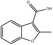 3-BENZOFURANCARBOXYLIC ACID, 2-METHYL- Struktur