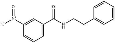 BenzaMide, 3-nitro-N-(2-phenylethyl)- Struktur