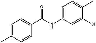 N-(3-chloro-4-methylphenyl)-4-methylbenzamide Struktur