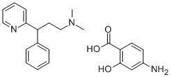 pheniramine 4-aminosalicylate Struktur