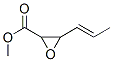 Oxiranecarboxylic acid, 3-(1-propenyl)-, methyl ester (9CI) Struktur