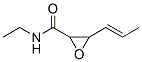 Oxiranecarboxamide, N-ethyl-3-(1-propenyl)- (9CI) Struktur