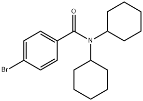 4-BroMo-N,N-dicyclohexylbenzaMide, 97% Struktur