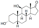 5B-Androstane-3ALPHA,11B-diol-17-one Struktur