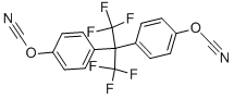 4,4'-BIS(TRIFLUOROMETHYL)METHYLENEDIPHENYL CYANATE Struktur