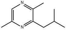 2,5-Dimethyl-3-(2-methylpropyl)pyrazine Struktur