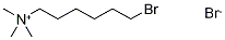 1-BROMO-6-(TRIMETHYLAMMONIUM)HEXYL BROMIDE Struktur