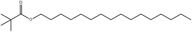 2,2-Dimethylpropionic acid, hexadecyl ester Struktur